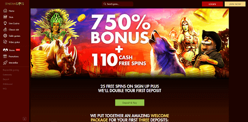 Spartan Slots Casino Review