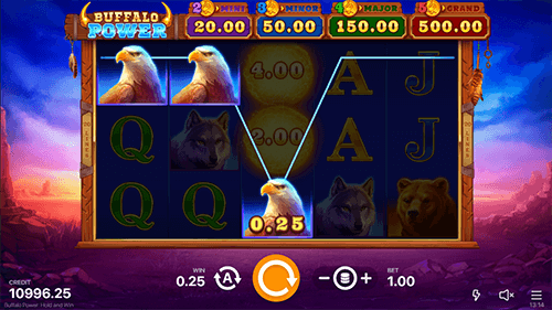 Extra Feature Buffalo Power Bonus Game