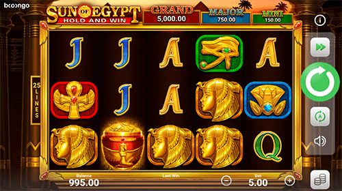 Wild Symbol How to Play Sun of Egypt Hold and Win for Real Money