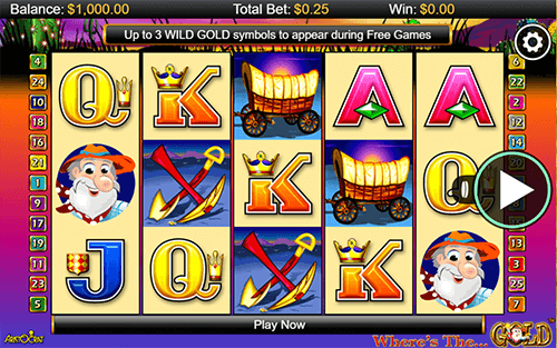 Free Spins Feature Where’s the Gold Slot Gameplay