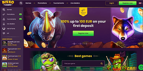 Bizzo Virtual Casino Games 