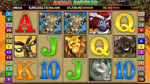 Pokie Symbols Mega Moolah Gameplay