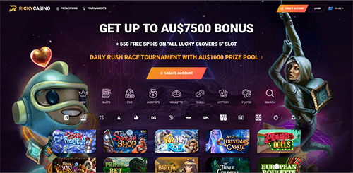 Ricky Casino Bonuses and Promotions