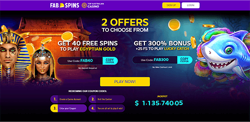 Fab Spins Casino Games 