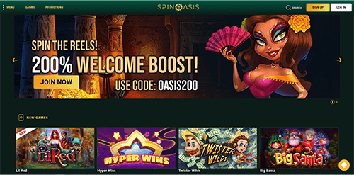 Spin Oasis Casino Games 