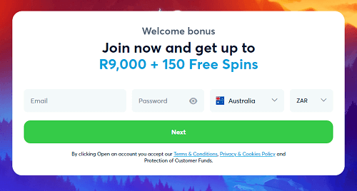 Goodman Casino signup Bonus 