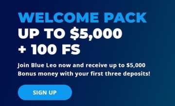 Blue Leo Welcome Bonus
