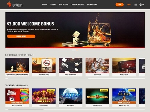 ignition casino homepage
