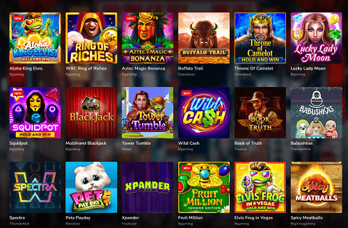 oshi casino games