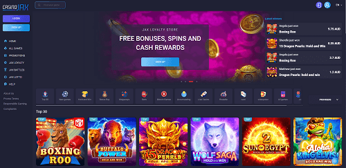 CasinoJAX Online Pokies CasinoJAX Online Casino Games