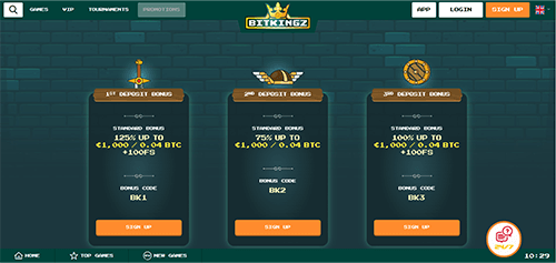 BitKingz Casino Offers BitKingz Casino Deposit Bonus Codes