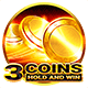 3 Coins Hold and Win Pokie