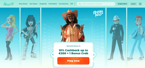 Neon54 Casino Bonuses SpoonDog’s Cashback Bonus