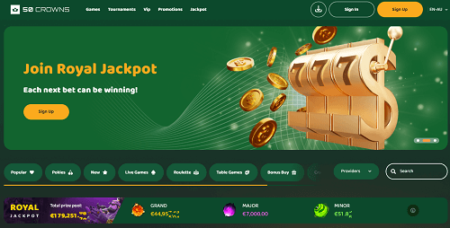 50Crowns Casino Banking Options