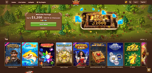 MyEmpire Virtual Casino Lobby Screenshot