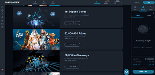 Thunderpick Casino Bonuses Thunderpick Casino Promotions