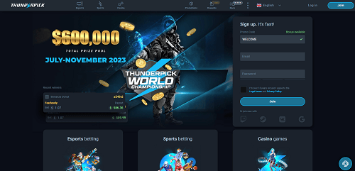 Thunderpick Casino Games Thunderpick Casino Banking Options