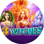 3 Witches Pokie Logo