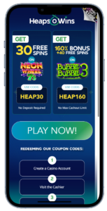 Heaps O Wins Casino Mobile View Screenshot by Ace Pokies Heaps O Wins Casino Mobile View Screenshot by Ace Pokies